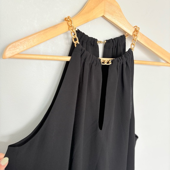 Michael Kors Chain Neck Keyhole Neck Halter Top - Picture 5 of 11